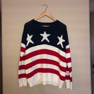 Forever 21 American Flag Sweater 🇺🇸